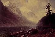 Albert Bierstadt Lake Louise oil painting artist
